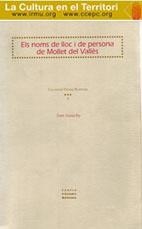 NOMS DE LLOC I DE PERSONA DE MOLLET DEL VALLÈS, ELS | 9788493160425 | GARCIA-PEY, ENRIC