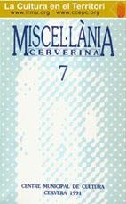 MISCEL·LÀNIA CERVERINA, 7 | 9788460600954