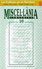 MISCEL·LÀNIA CERVERINA, 10 | 9788489086067