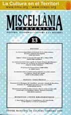 MISCEL·LÀNIA CERVERINA, 13 | 9788489086159