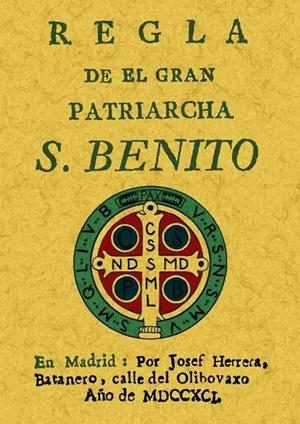 REGLA DEL PATRIARCA SAN BENITO | 9788497611053 | SAN BENITO