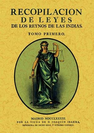 RECOPILACIÓN DE LEYES DE LOS REYNOS DE LAS INDIAS (3 TOMOS) | 9788490013687