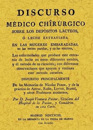 DISCURSO MÉDICO CHIRÚRGICO | 9788497612494 | VENTURA PASTOR, JOSEPH