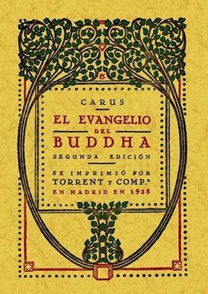 EVANGELIO DEL BUDDHA, EL | 9788497614474 | CARUS, PABLO