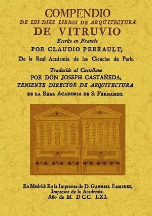 COMPENDIO DE LOS DIEZ LIBROS DE ARQUITECTURA DE VITRUVIO | 9788497615433 | VITRUVIO POLIÓN, MARCO