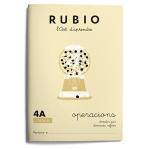 RUBIO, L'ART D'APRENDRE. OPERACIONS 4A | 9788489773073 | RUBIO, ENRIQUE