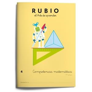 COMPETENCIA MATEMÁTICA RUBIO 4 | 9788416744138 | VARIOS AUTORES