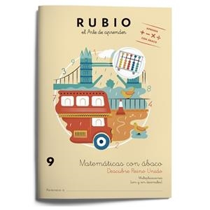 MATEMÁTICAS CON ÁBACO 9. DESCUBRE REINO UNIDO | 9788416744244 | VARIOS AUTORES