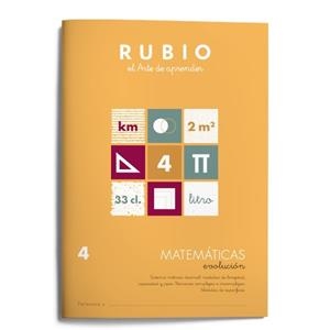 MATEMÁTICAS EVOLUCIÓN RUBIO 4 | 9788485109838 | VARIOS AUTORES