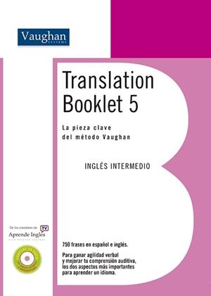TRANSLATION BOOKLET 5 | 9788496469778 | VAUGHAN, RICHARD