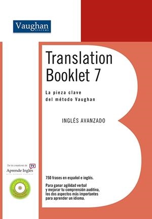 TRANSLATION BOOKLET 7 | 9788496469792 | VAUGHAN, RICHARD