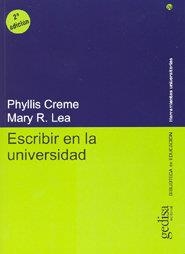 ESCRIBIR EN LA UNIVERSIDAD | 9788474326987 | CREME, PHYLLIS