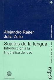 SUJETOS DE LA LENGUA | 9788497840309 | RAITER, ALEJANDRO