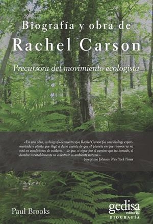 BIOGRAFÍA Y OBRA DE RACHEL CARSON | 9788497845687 | BROOKS, PAUL
