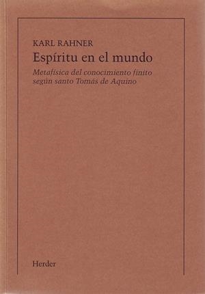 ESPÍRITU EN EL MUNDO (IMPRESIÓN BAJO DEMANDA) | 9788425401312 | RAHNER, KARL