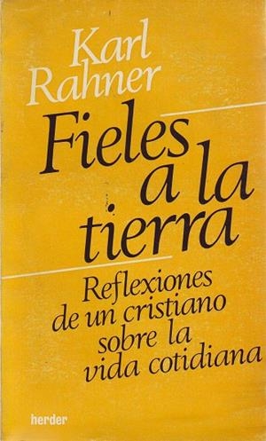 FIELES A LA TIERRA | 9788425405679 | RAHNER, KARL
