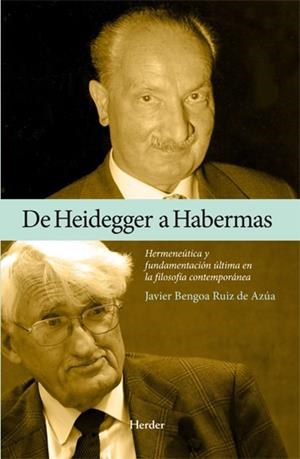 DE HEIDEGGER A HABERMAS | 9788425418037 | BENGOA RUIZ DE AZÚA, JAVIER