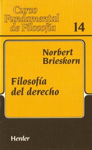 FILOSOFÍA DEL DERECHO | 9788425418167 | BRIESKORN, NORBERT