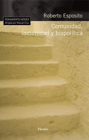 COMUNIDAD, INMUNIDAD Y BIOPOLÍTICA | 9788425426001 | ESPOSITO, ROBERTO