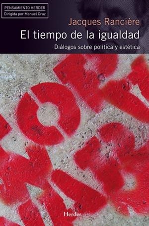 TIEMPO DE LA IGUALDAD, EL | 9788425427640 | RANCIÈRE, JACQUES