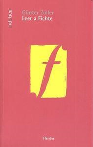 LEER A FICHTE | 9788425434389 | ZÖLLER, GÜNTER