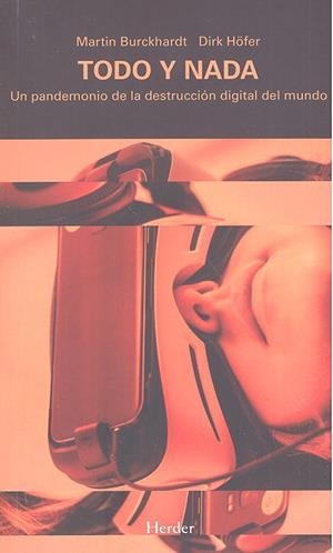 TODO Y NADA | 9788425438936 | BURCKHARDT, MARTIN / HÖFER, DIRK