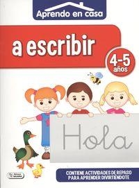 ESCRIBIR DE 4 A 5 AÑOS | 8436026776162