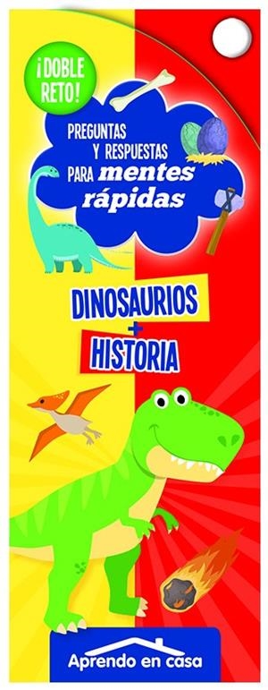 APRENDO EN CASA DOBLE RETO - DINOSAURIOS HISTORIA | 9788491785903 | PATIMPATAM