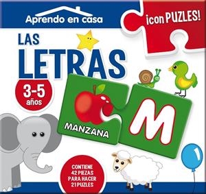 APRENDO EN CASA LETRAS 3-5 AÑOS | 9788499394329 | MARTÍNEZ VICENTE, MÓNICA