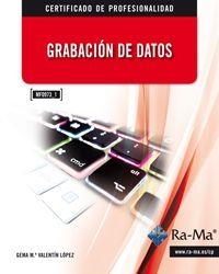 GRABACION DE DATOS (MF0973_1) | 9788499645230 | VALENTIN LOPEZ, GEMA Mª.