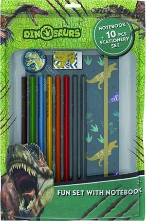 DINOSAURIOS / DIVERTIDO PACK PARA DIBUJAR Y TOMAR NOTAS | 8595593820545