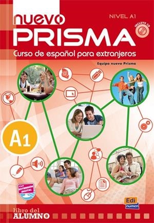 NUEVO PRISMA A1 ALUMNO (+CD) | 9788498483659 | VÁZQUEZ FERNÁNDEZ, RUTH/BUESO FERNÁNDEZ, ISABEL/RUIZ DE GAUNA MORENO, MARÍA/PARDO DÍAZ, MARÍA ISABEL