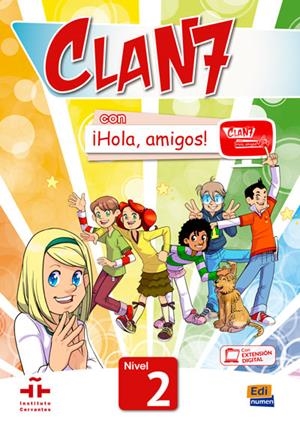 CLAN 7 CON HOLA AMIGOS 2 ALUMNO | 9788498485363 | GÓMEZ CASTRO, MARÍA/MÍGUEZ SALAS, MANUELA/ROJANO GÁLVEZ, JOSÉ ANDRÉS/VALERO RAMÍREZ, MARÍA PILAR