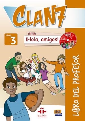 CLAN 7 CON HOLA AMIGOS 3 PROF (+CD) (+CD) ROM | 9788498486292