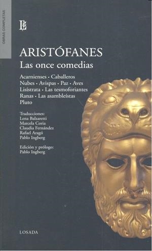 ONCE COMEDIAS, LAS | 9789500354035 | ARISTOFANES