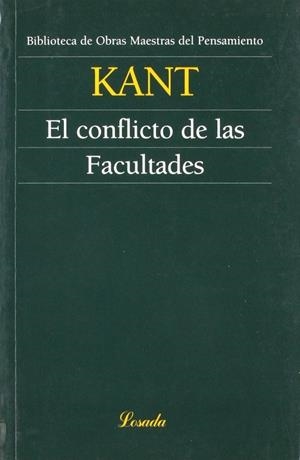 CONFLICTO DE LAS FACULTADES, EL | 9789500392976 | KANT, IMMANUEL
