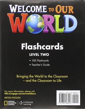 WELCOME OUR WORLD 2 FLASHCARDS SET | 9781305586253