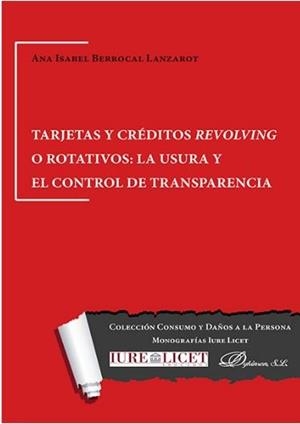 TARJETAS Y CREDITOS REVOLVING O ROTATIVOS | 9788413247762 | BERROCAL LANZAROT, ANA ISABEL