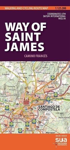 WAY OF SAINT JAMES : MAPAS PIRENAICOS | 9788482167480 | ANGULO, MIGUEL