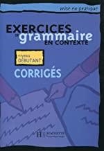 EXERCICES GRAMMAIRE EN CONTEXTE DEB CORR | 9782011551344