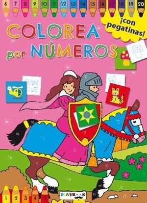 COLOREA POR NÚMEROS. ROSA | 9788416189762 | VARIOS AUTORES