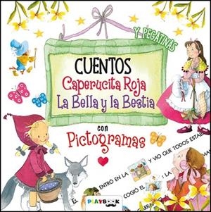 CUENTOS CON PICTOGRAMAS Y PEGATINAS. CAPERUCITA ROJA Y LA BELLA Y LA BESTIA | 9788417076894 | EQUIPO EDITORIAL