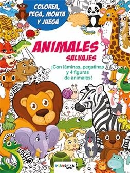 DIVERTIDOS ANIMALES. ANIMALES SALVAJES | 9788417076085 | VARIOS AUTORES