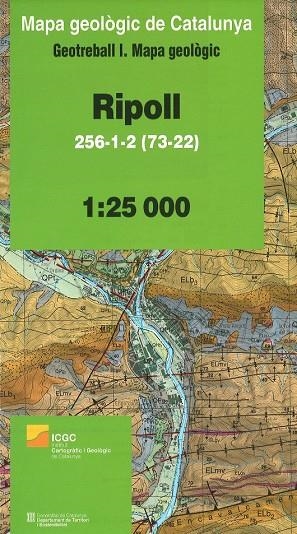 RIPOLL : MAPA GEOLÒGIC DE CATALUNYA 256-1-2 (73-22) | 9788439393863 | INSTITUT CARTOGRÀFIC I GEOLÒGIC DE CATALUNYA