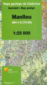 MANLLEU : MAPA GEOLÒGIC DE CATALUNYA 294-1-2 (73-24) | 9788439394723