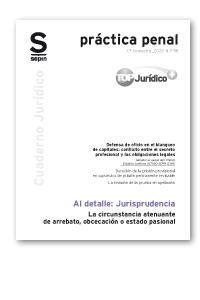 CIRCUNSTANCIA ATENUANTE DE ARREBATO, OBCECACIÓN O ESTADO PASIONAL, LA | 9788418247033 | EDITORIAL SEPIN
