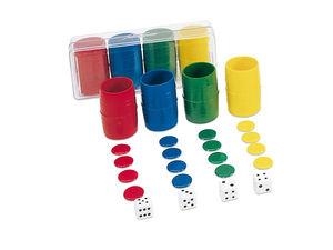 ACCESORIO PARCHIS 4 JUGADORES CAJA PLASTICO | 8422878700127