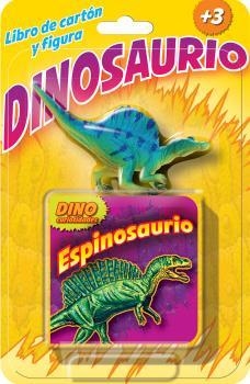 ESPINOSAURIO LIBRO DE CARTON Y FIGURA DINOSAURIO | 9781642692761