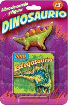 ESTEGOSAURIO LIBRO DE CARTON Y FIGURA DINOSAURIO | 9781642692785