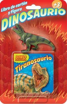 TIRANOSAURIO LIBRO DE CARTON Y FIGURA DINOSAURIO | 9781642692792